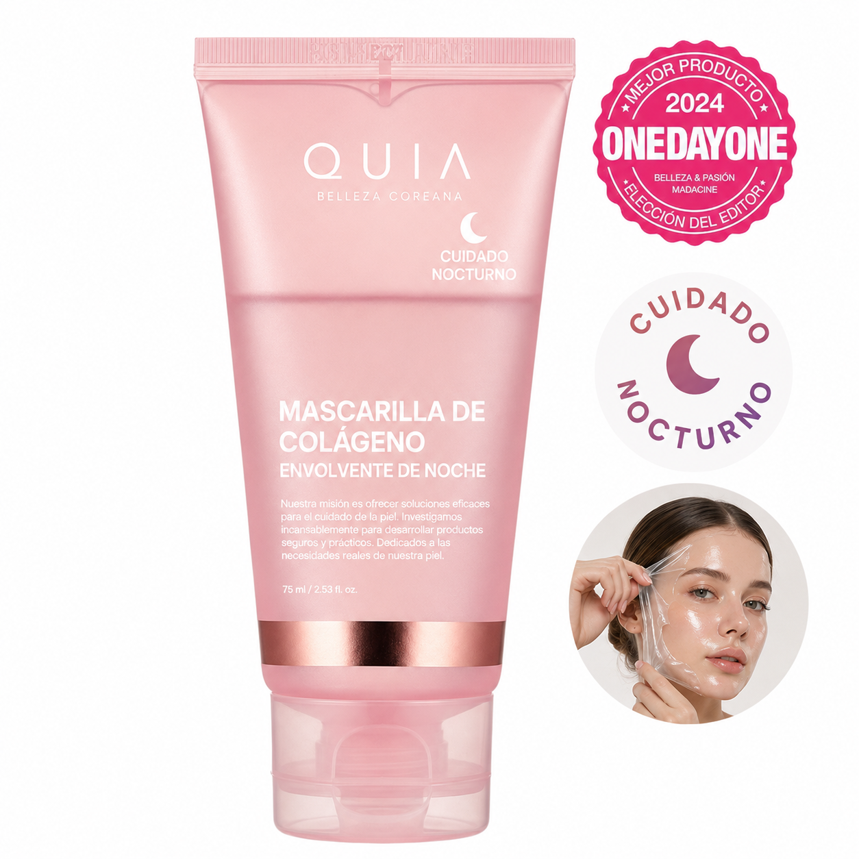 Mascarilla de Colágeno Absorbible de Noche