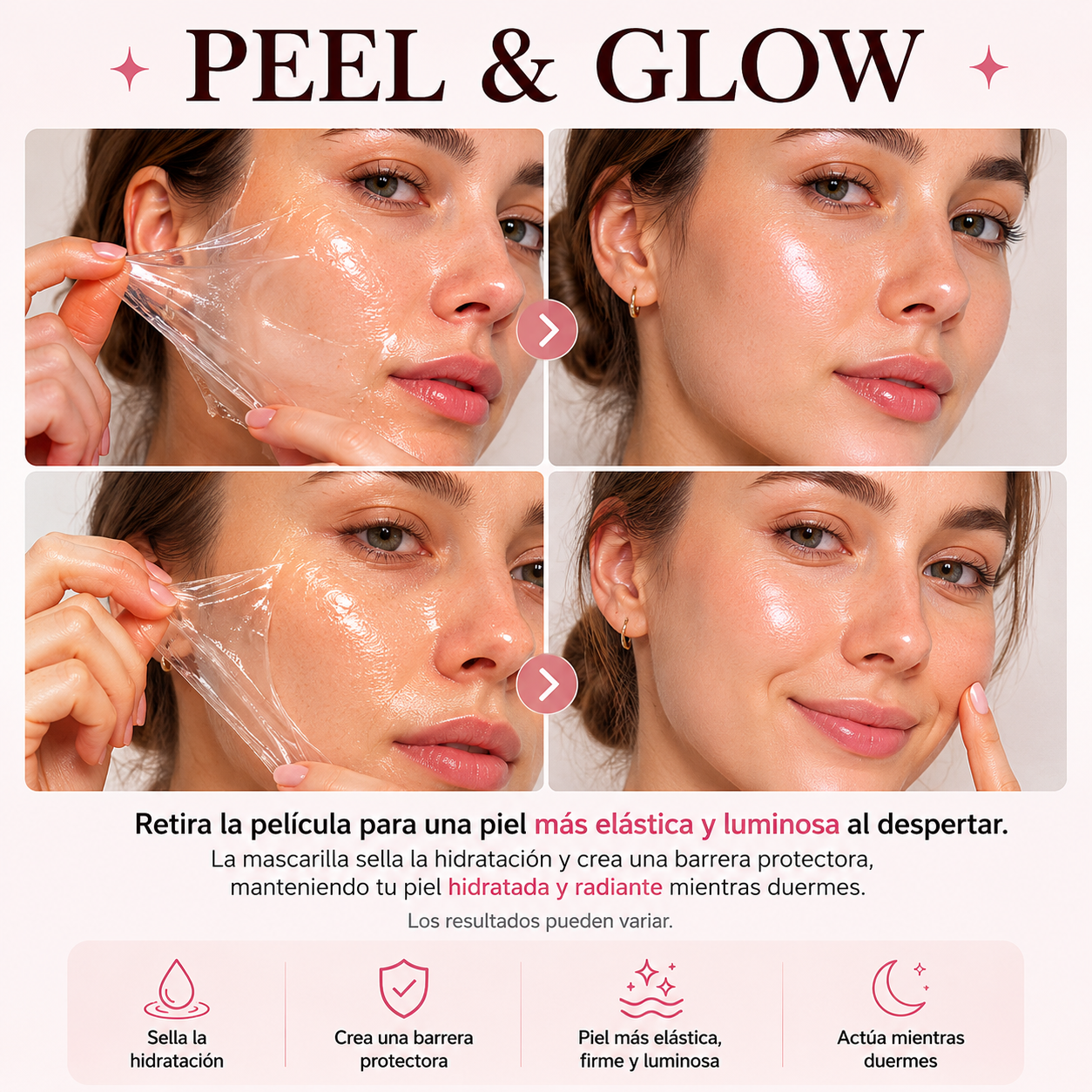 Mascarilla de Colágeno Absorbible de Noche